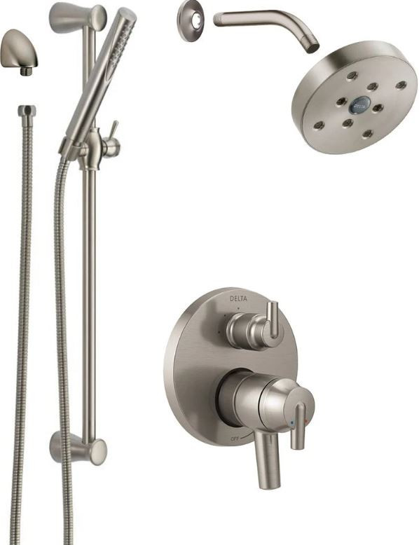 Delta Trinsic Pressure Balanced Shower System with Shower Head, Shower