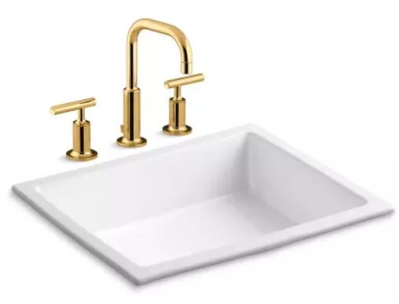 Kohler Verticyl 17 1 4 Undermount Bathroom Sink With Overflow And Devonshire Single Hole Bathroom Faucet With Pop Up Drain Assembly Royal Bath Place