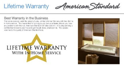 American Standard Princeton 60 Americast Soaking Bathtub With Left Or Right Hand Drain Chrome Trim Lifetime Warranty Royal Bath Place