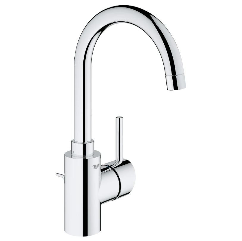 Grohe Concetto 1.2 GPM Single Hole Bathroom Faucet with Pop-Up Drain ...