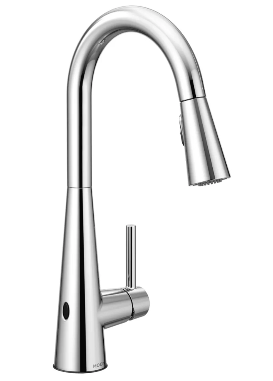 Moen Sleek 15 Gpm Single Hole Pull Down Kitchen Faucet With Reflex