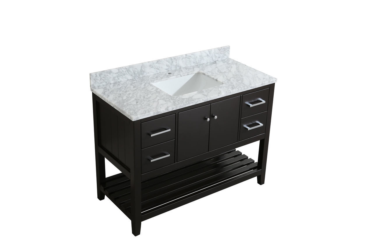 Jupiter 48 inch Espresso Bathroom Vanit