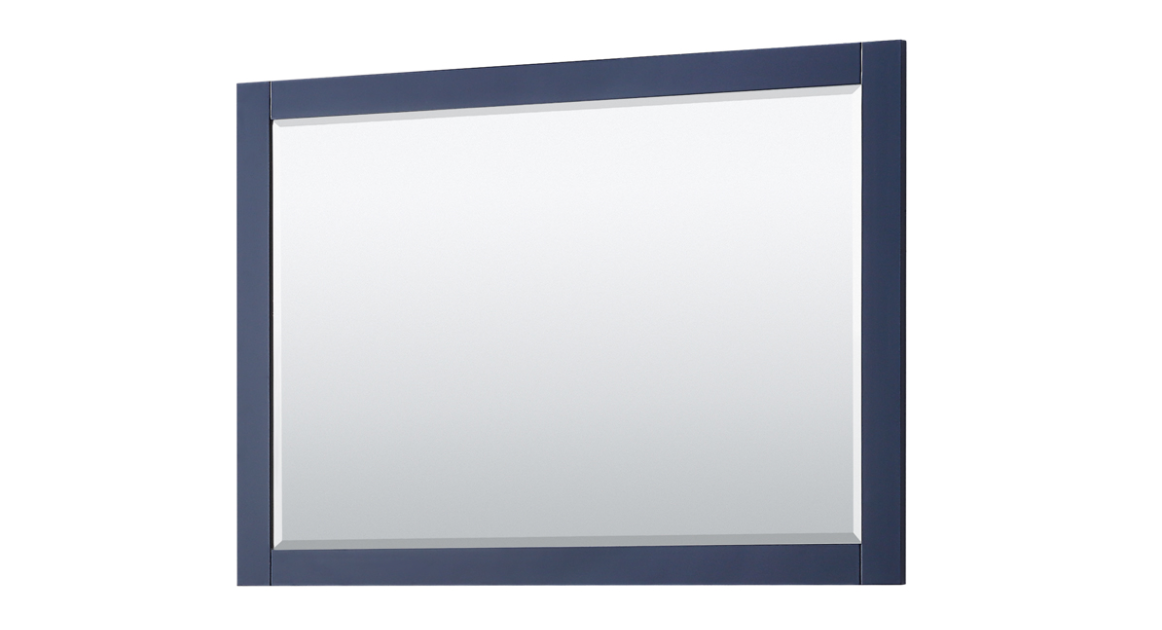 Royal Wooden Framed Mirror 48" Navy Blue Mirror