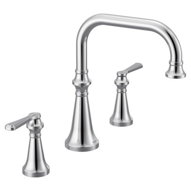 Moen Colinet Chrome Two-Handle High Arc Roman Tub Faucet - Royal Bath Place