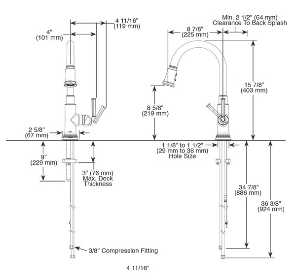 Brizo ROOK® SmartTouch® PullDown Faucet in Chrome Royal Bath Place