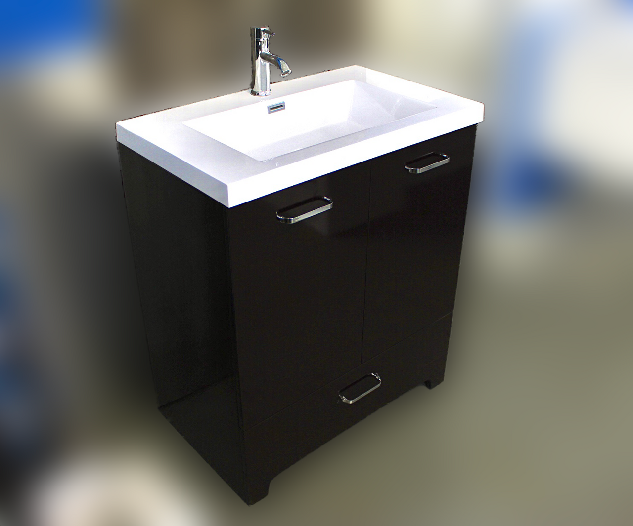 Venus 30" Espresso Bathroom Vanity with Top Royal Bath Place