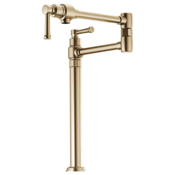 Brizo ARTESSO® Deck Mount Pot Filler Faucet in Luxe Gold Royal Bath Place