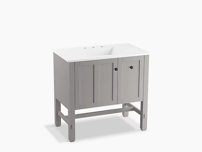 Kohler Tresham®36" vanity in Mohair Grey Royal Bath Place