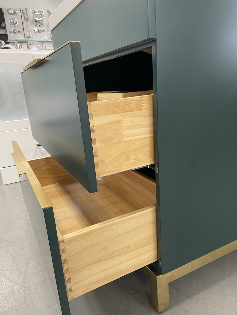 Mercer 30 inch Hunter Green Bathroom Vanity