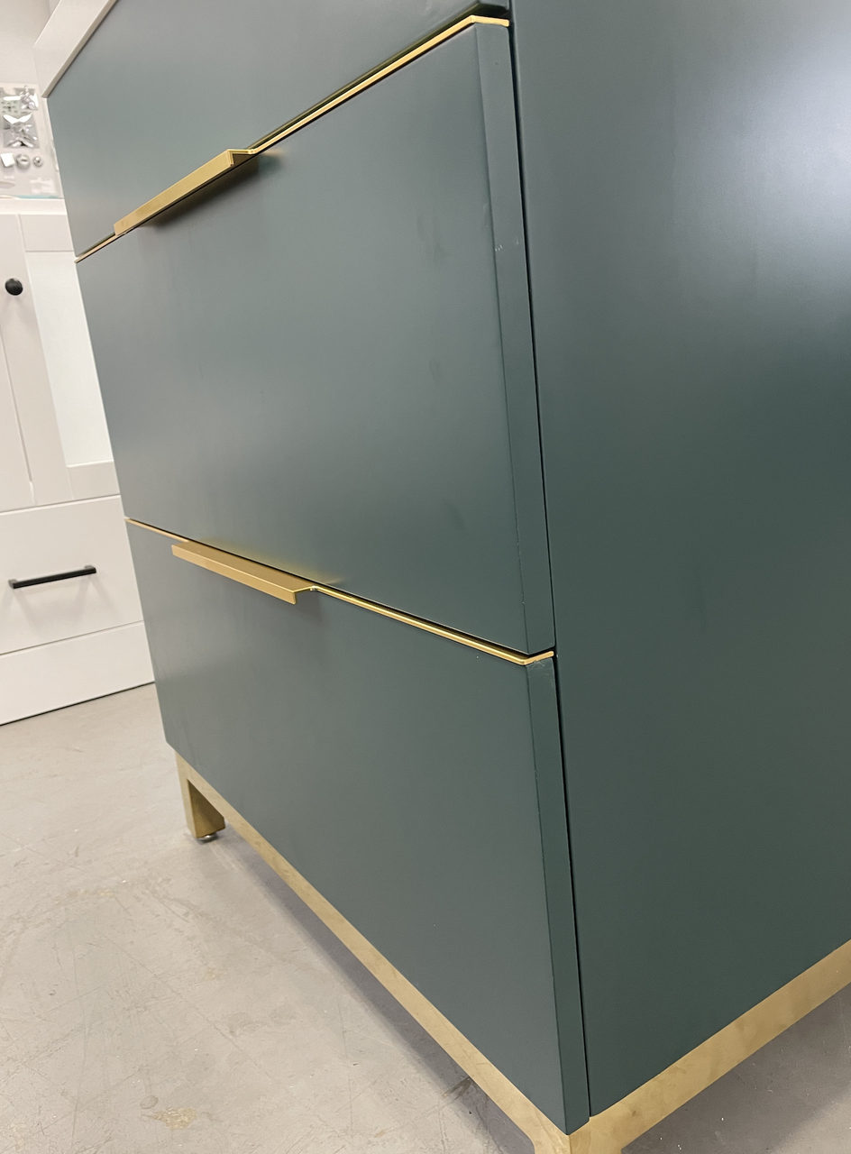 Mercer 30 inch Hunter Green Bathroom Vanity