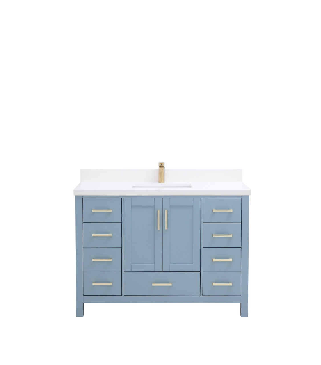 New Royal Breeze Collection 48 inch Polar Blue Bathroom Vanity