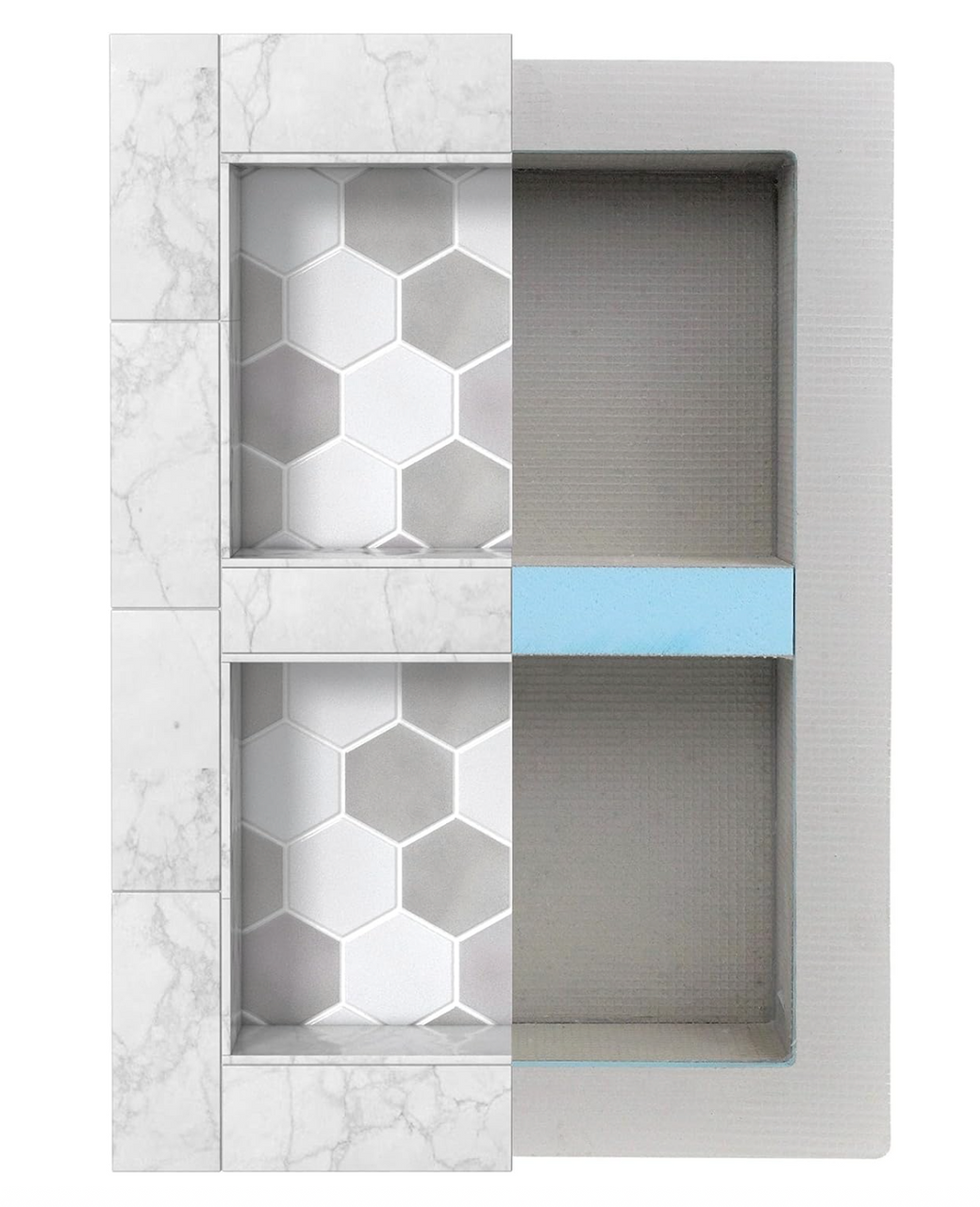 Schluter Systems 12 in. W x 20 in. H x 3.5 in. D Kerdi Board Shower Niche