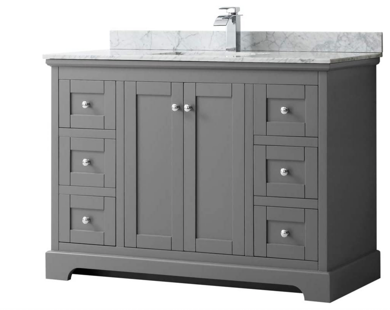 Royal Naples 46 inch Gray Bathroom Vanity