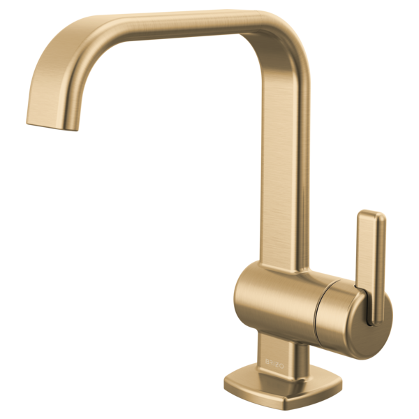 Brizo Allaria Luxe Gold Faucet – 1.2 GPM, Single-Handle Design