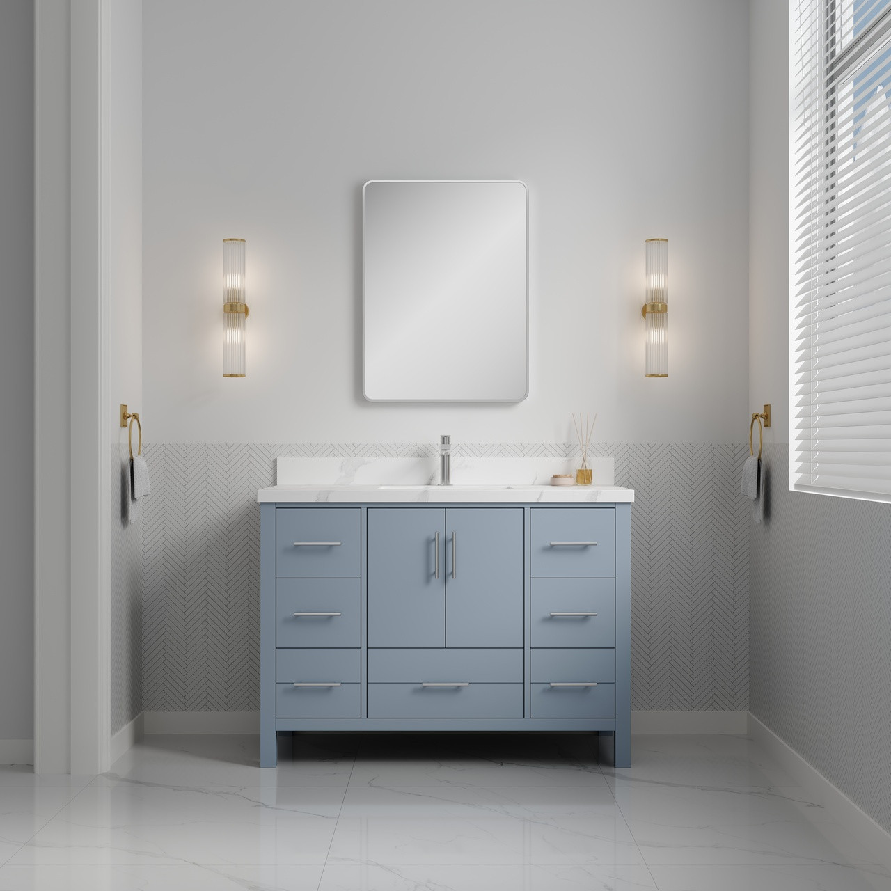 55 In Bathroom Vanitynull