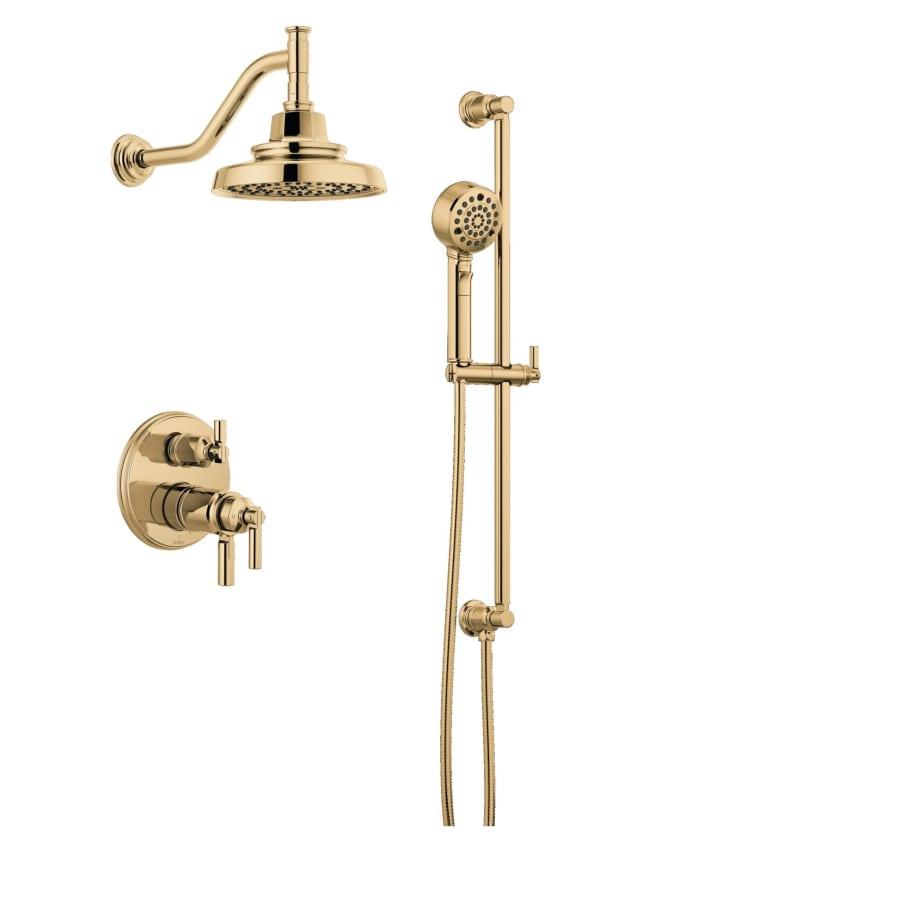 Brizo Invari Floor Mounted Tub Filler with Diverter