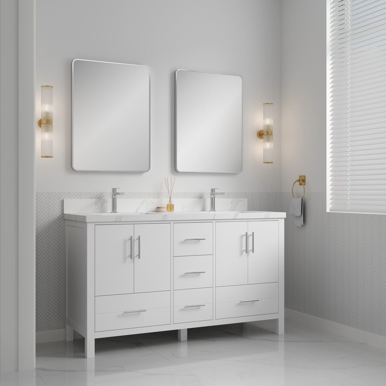 65 Inch Bathroom Vanity