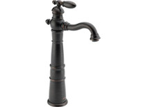 Delta Victorian Single Handle Centerset Lavatory Faucet with Riser