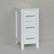 Royal Kennedy 13-Inch Side Linen Cabinet in White
