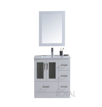 Royal Pompano 32 inch White Bathroom Vanity