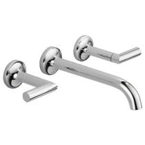 Brizo | Odin™ Two Handle Wall-Mount Lavatory Faucet