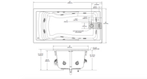 American Standard Evolution 72 Inch by 36 Inch Deep Soak EverClean Whirlpool