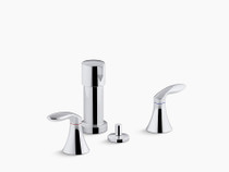 Kohler Coralais® Vertical Spray Bidet Faucet With Lever Handles