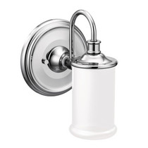 Moen  Belfield Chrome One Globe Bath Light