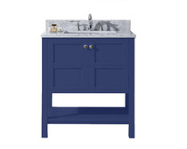 Jupiter 24 inch Blue Bathroom Vanity
