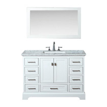 Royal Havana 48 inch White Bathroom Vanity **Floor Model