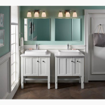 Kohler 30" x 26" Double Door Reversible Hinge Frameless Mirrored Medicine Cabinet