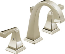 Delta Dryden Widespread Bathroom Faucet with Metal Drain Assembly - Limited Lifetime Warranty