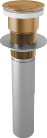 Brizo push pop-up drain – no overflow – tool-free modern sink design