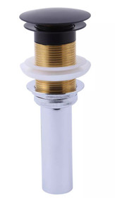 Brizo pop-up drain assembly without overflow hole – modern sink accessory