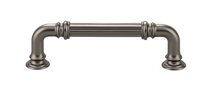 Top Knobs Reeded Mixed Length Handle Cabinet Pull from the Chareau Collection