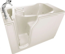 American Standard Value 52" Acrylic Walk-In Air / Whirlpool Bathtub for Alcove Installation with Left Drain