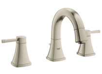 Grohe Grandera 1.2 GPM Bathroom Faucet Widespread Double Handle with SilkMove Cartridge and Pop-Up Drain Assembly