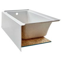 American Standard Studio 60" Soaking Bathtub for Drop In Installations with Left or Right Drain