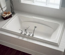 American Standard Town Square 71-1/2" Acrylic Air Bathtub with Center Drain, Heated Air Blower, and EverClean Technology - Lifetime Warranty