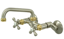 Kingston 1.8 GPM Wall Mounted Bridge Kitchen Faucet