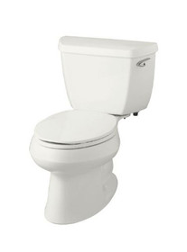 Kohler Wellworth Classic 1.28 Gpf Elongated Toilet with Class Five Flushing Technology and Right-Hand Trip Lever in White