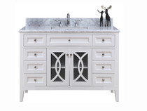 Royal Casa 48 inch  White Bathroom Vanity * Back IN Stock