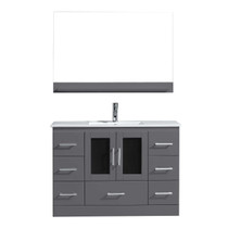 Royal Pompano 48 inch Gray Bathroom Vanity