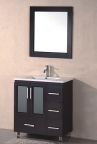 Royal Luxe 30-Inch Bathroom Vanity in Espresso Finish