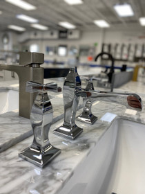 Cavalli BellaDonna  Widespread Lavatory Faucet In Chrome with Crossbar Handles