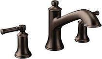 Moen Dartmoor Oil Rubbed Bronze Two-Handle High Arc Roman Tub Faucet