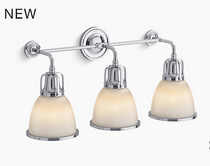 Kohler Hauksbee™Three-light bell sconce