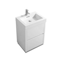 Royal Blizz 24 inch White Freestanding Bathroom Vanity  **Blowout 
