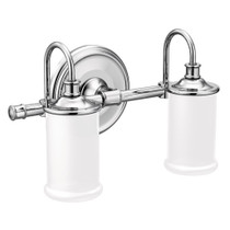 Moen Belfield Chrome Two Globe Bath Light