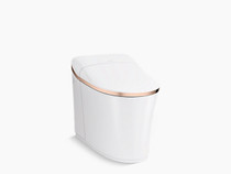 Kohler Eir White Intelligent Toilet with Rose Gold Trim